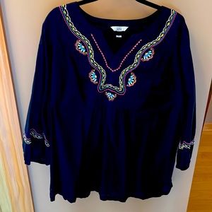 Embroidered blouse
